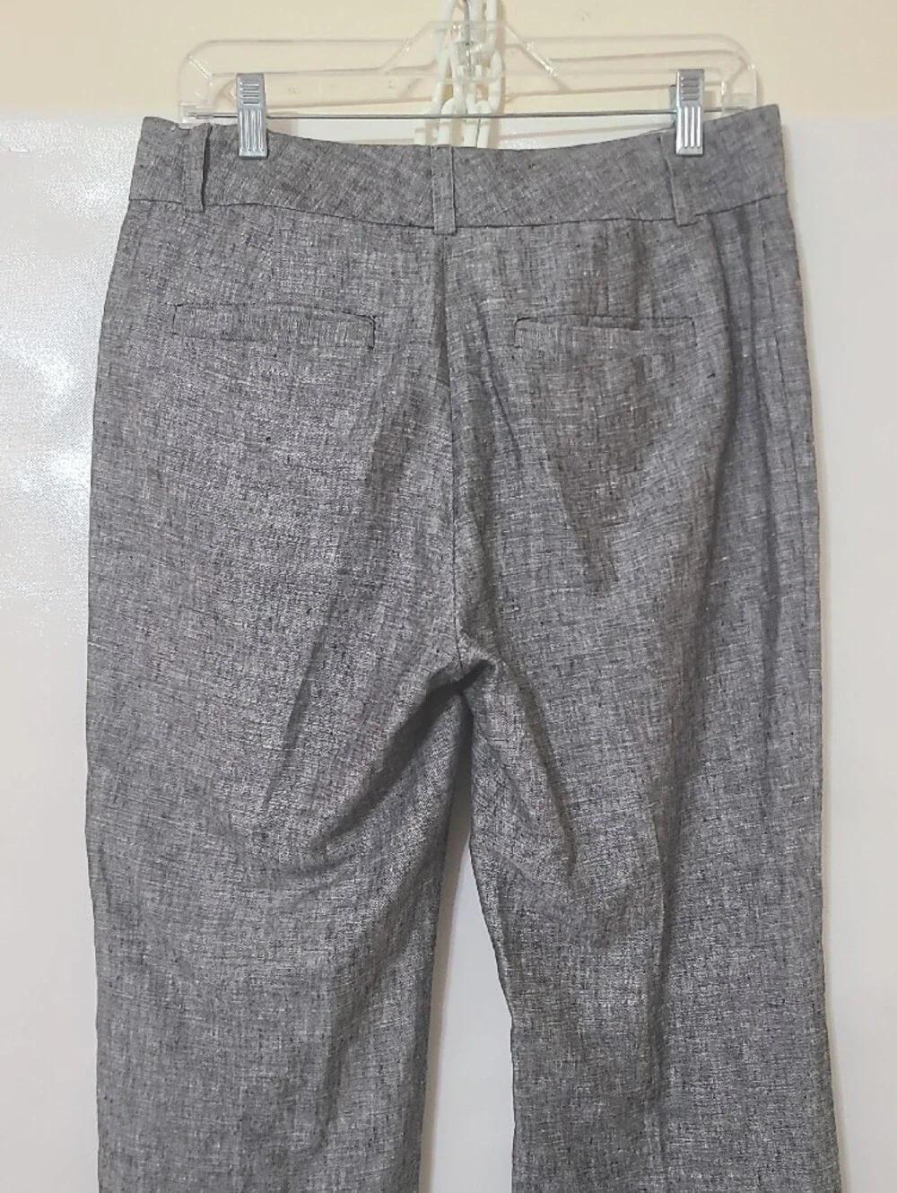 Banana Republic Jackson Fit Women's Gray 100% Linen Dress Pants - Size 6